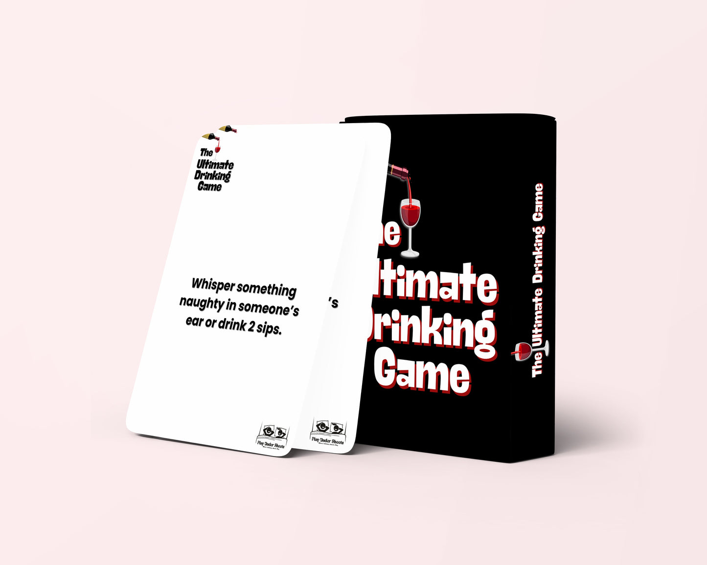 Adult card game for drinking, dares, and sexy couples foreplay