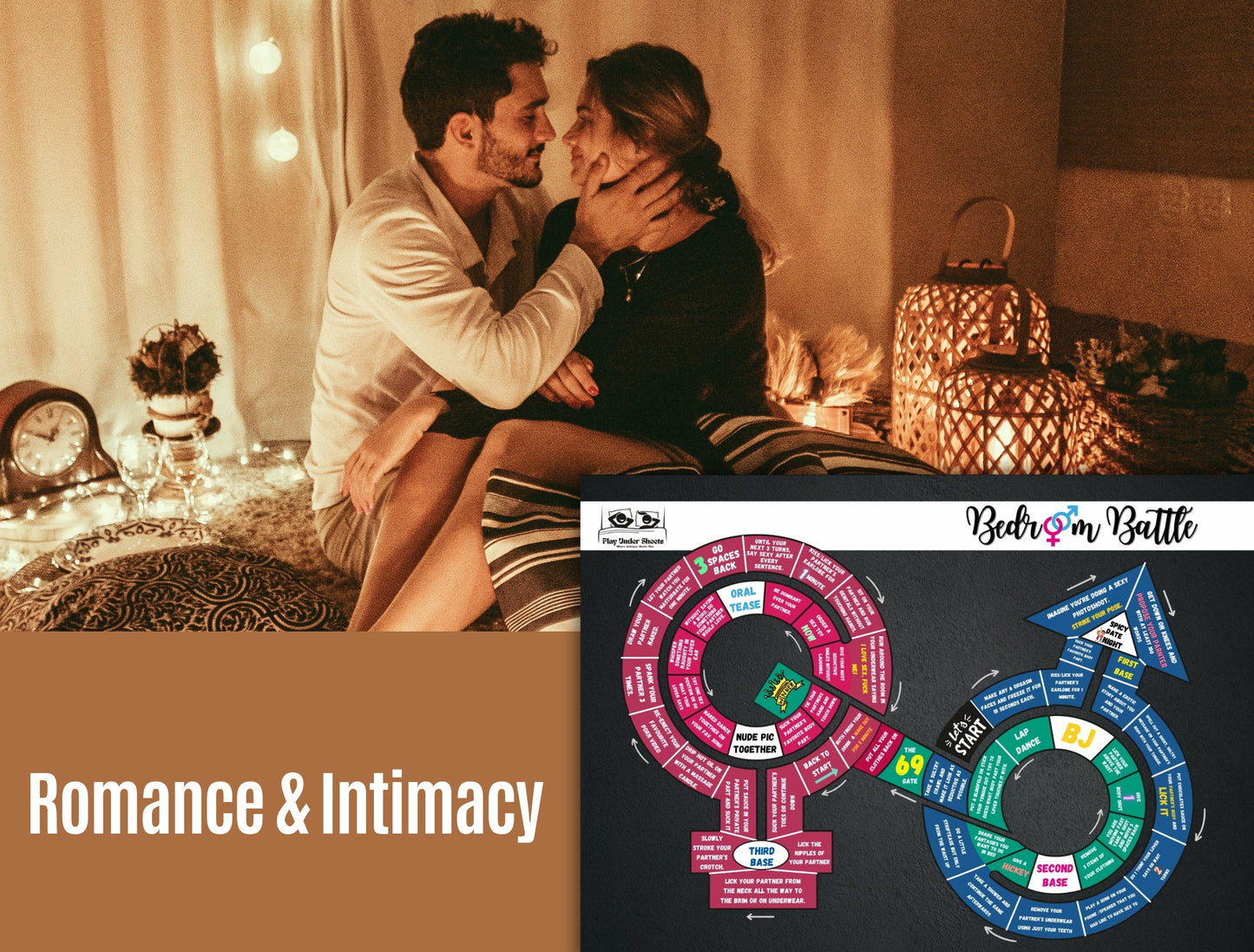 LGBTQ+ friendly sex board game – couples gift with kinky challenges