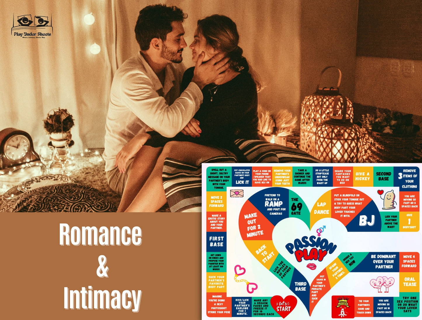 LGBTQ-friendly sex game for couples – Passion Play board and cards
