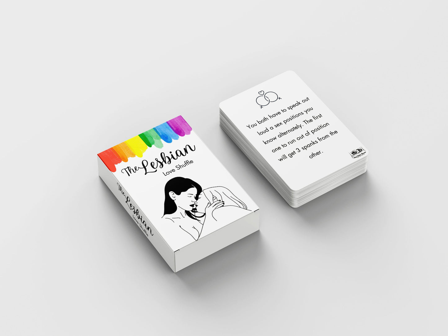 Dirty lesbian dares and kissing cards – sex toy alternative for couples