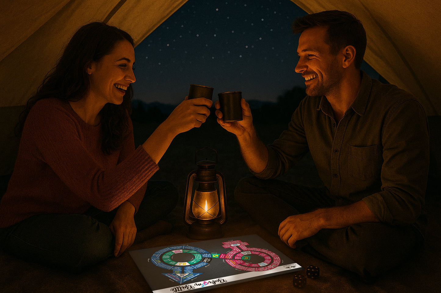 Spicy board game for him and her – adult couple gift set