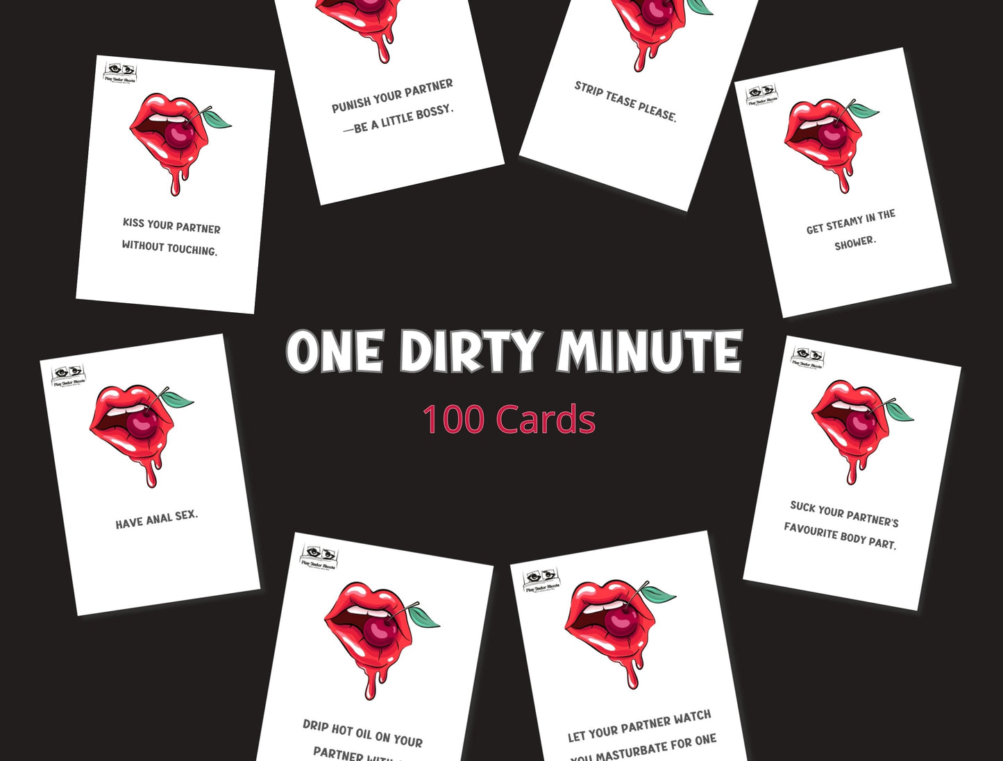 Erotic card game for couples who want to break bedroom boredom and reignite their spark with 60-second steamy tasks