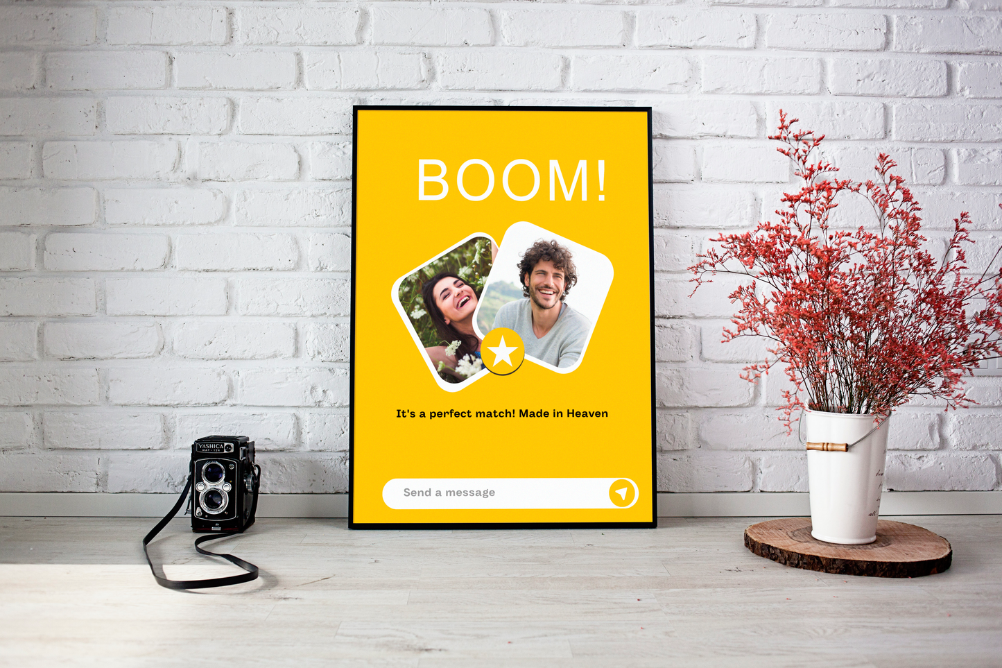 Couple match cards featuring exciting challenges, flirty dares, and conversation starters to enhance intimacy and connection.