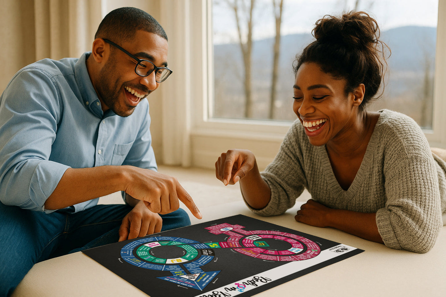 Intimate couple’s board game – romantic and naughty date night idea