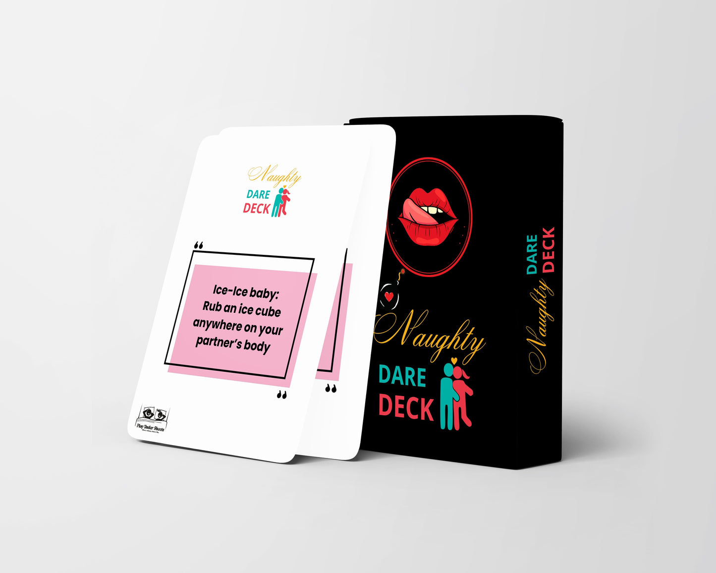 Foreplay and dare game for couples – spicy night card deck