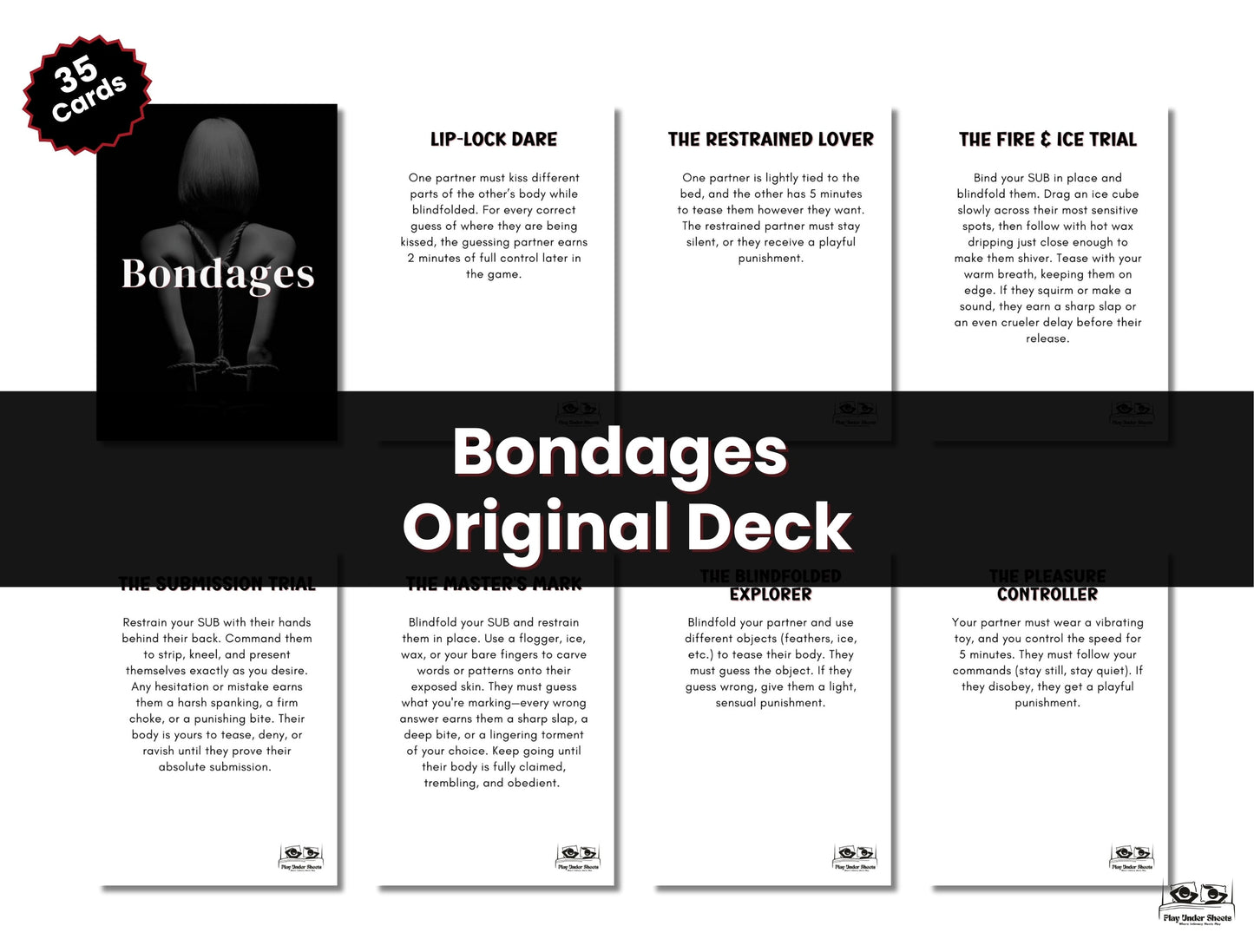 Erotic card game designed for gay, lesbian, and straight couples seeking intimacy