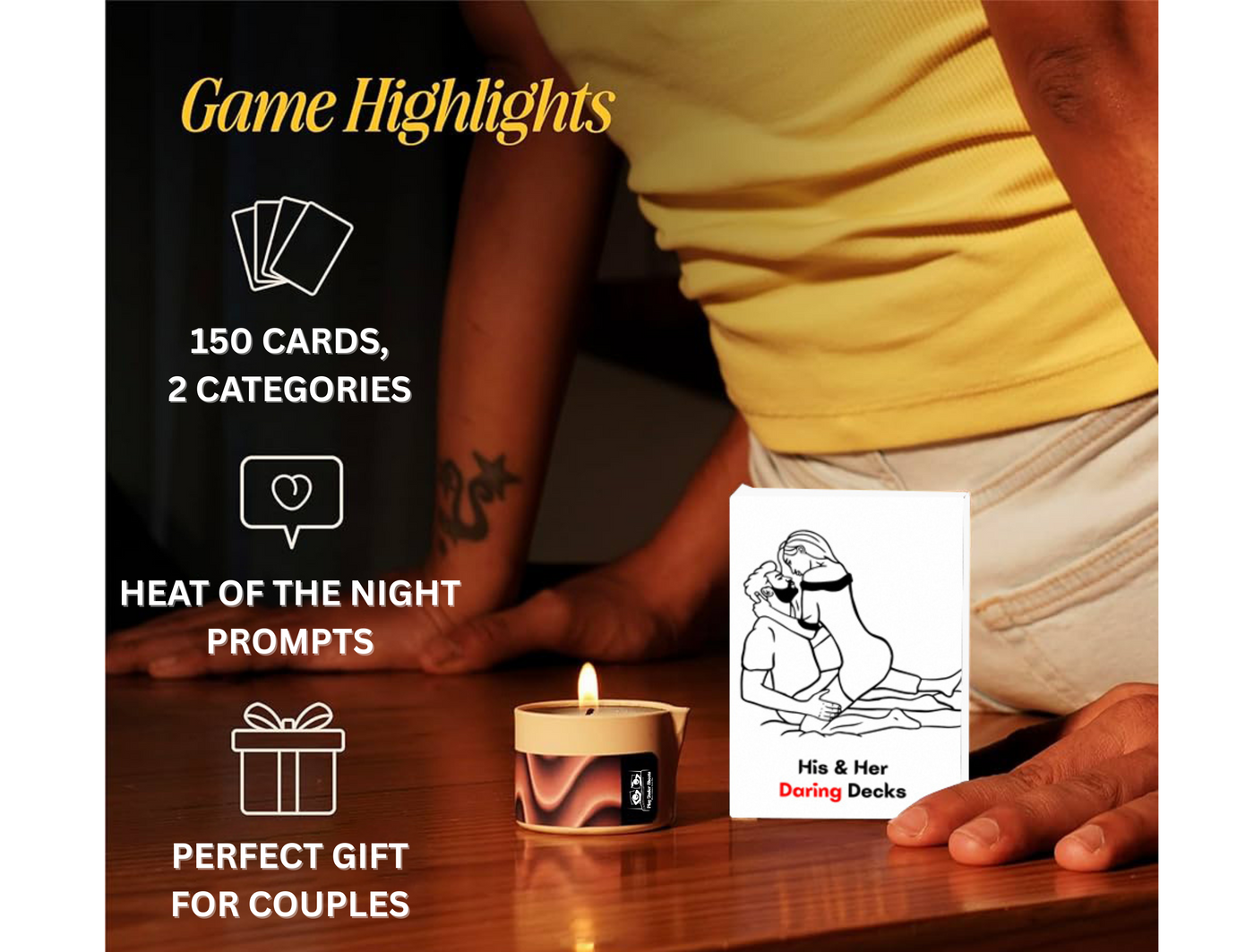 His & Her Daring Deck – roleplay, truth or dare, and spicy bedroom cards