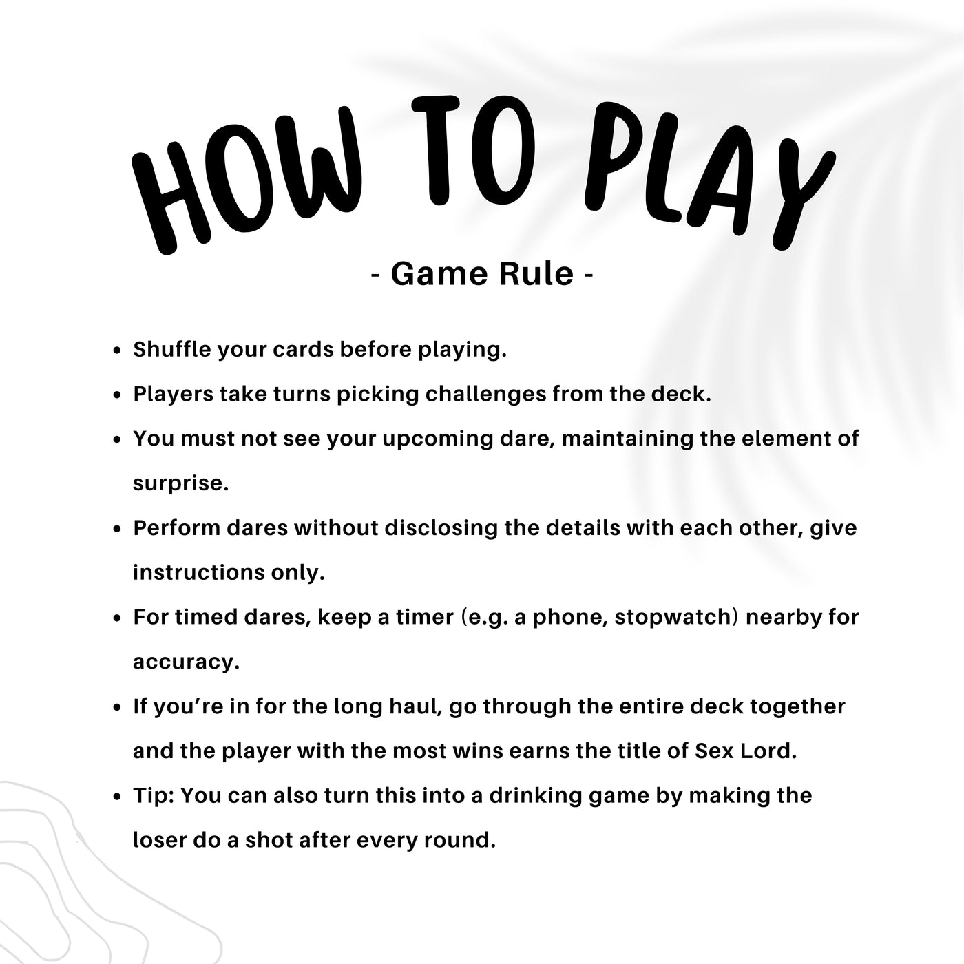 Naughty Dare Deck Sex Game – Spicy Couple Game with Dirty Dares, Foreplay, Kama Sutra & Drinking Fun