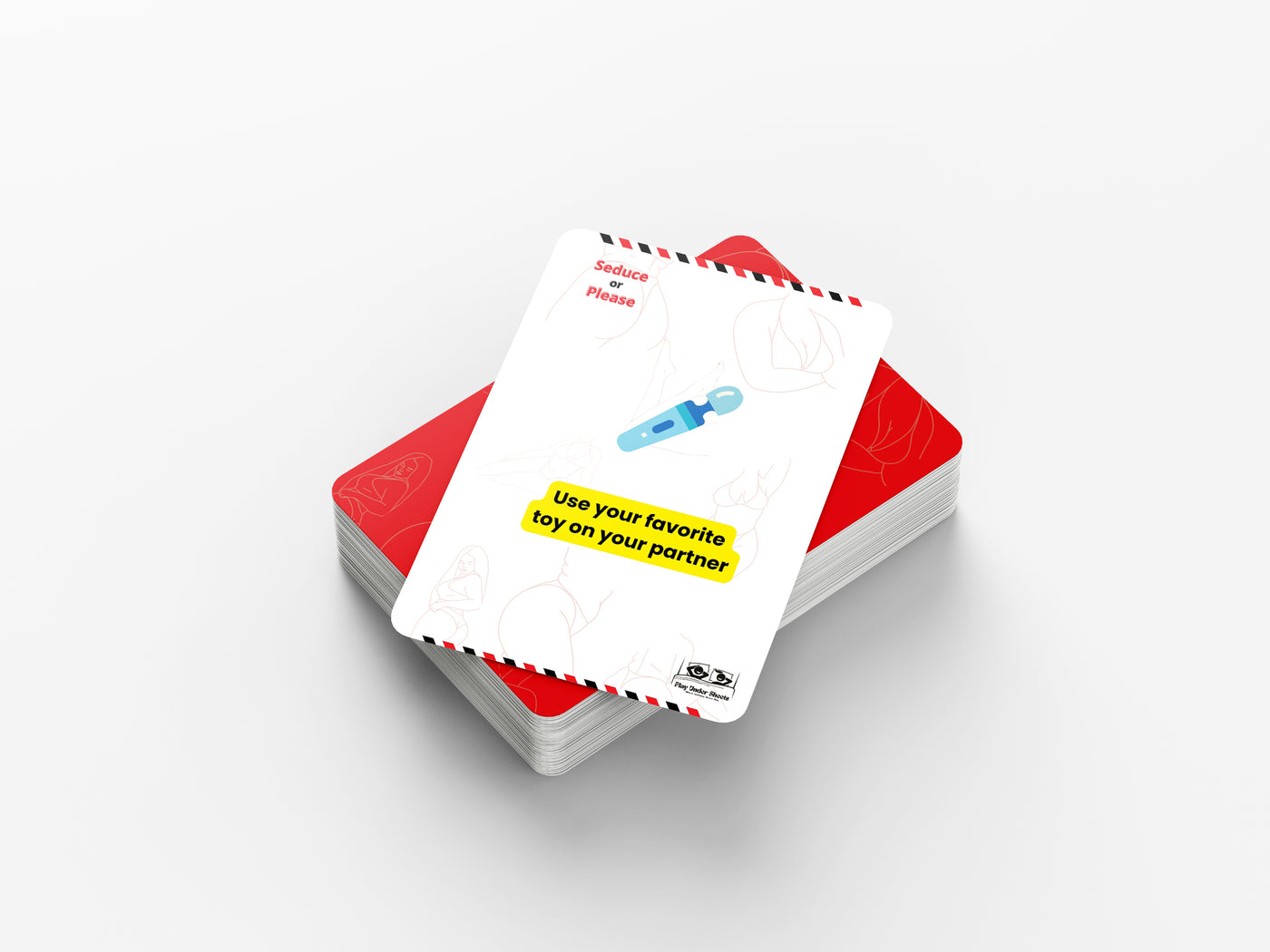 Adult couples drinking game – seduction and pleasure card deck