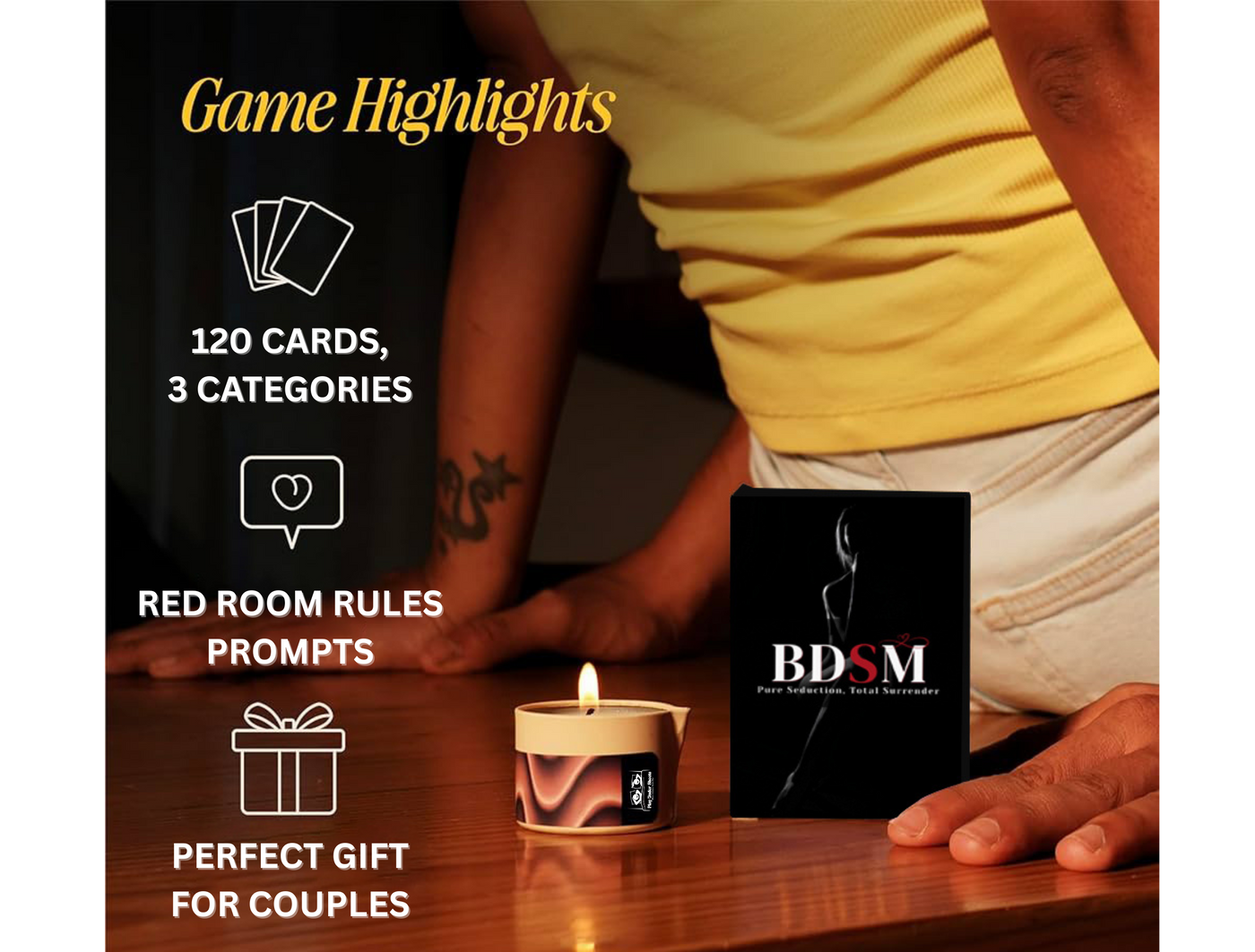 BDSM Sex Game – Submission and Control Cards for Couples