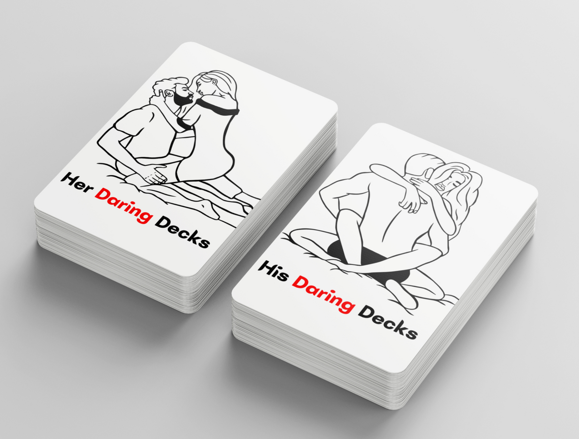 Date night game for couples – His & Her Daring Deck with spicy cards