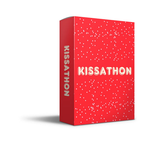 Kissathon card game – romantic kissing challenge cards for couples