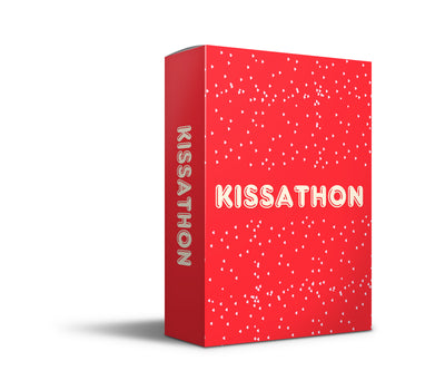 Kissathon card game – romantic kissing challenge cards for couples