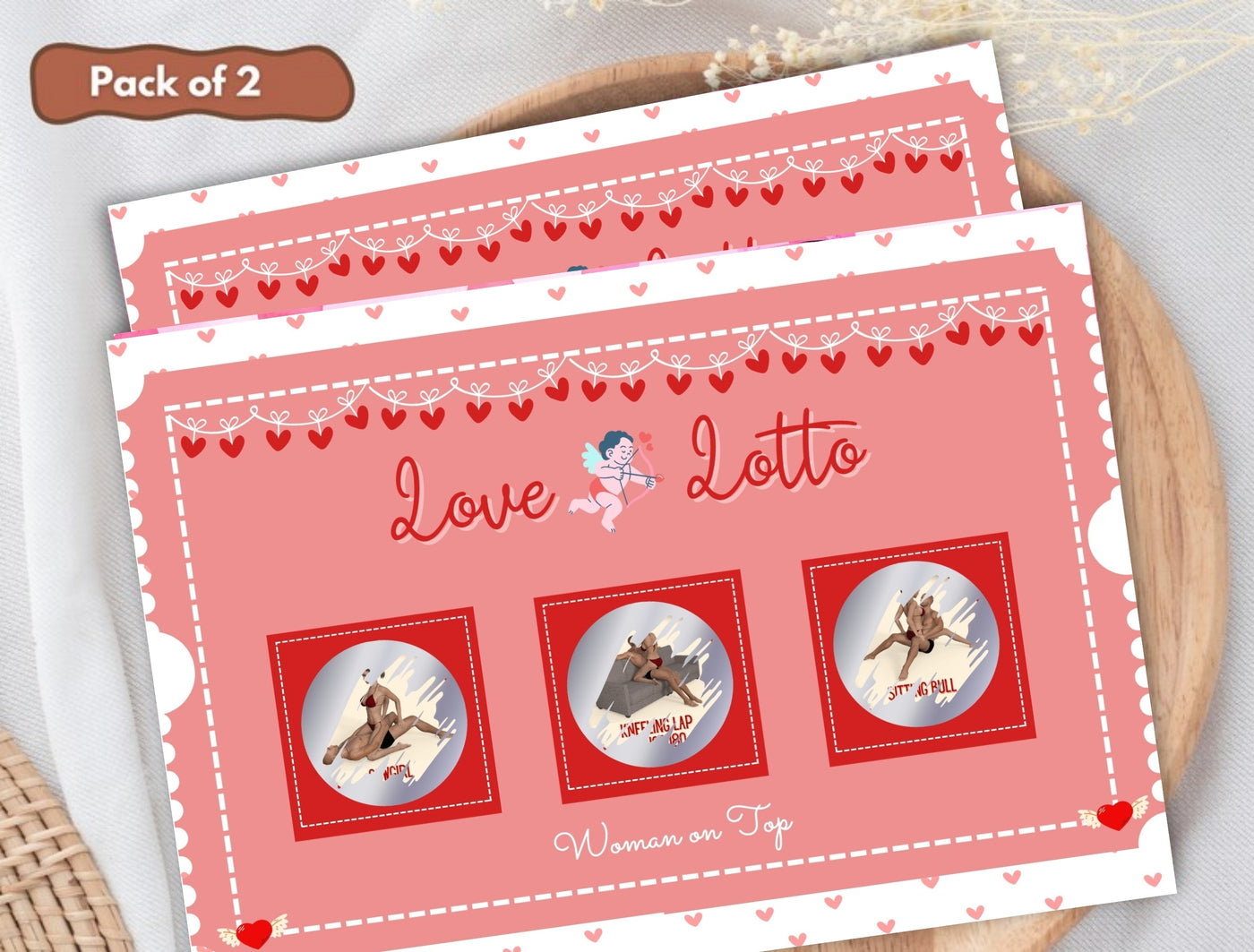 Kinky Valentine’s Day gift idea for partners, including sexy scratch-off dares and romantic surprises.