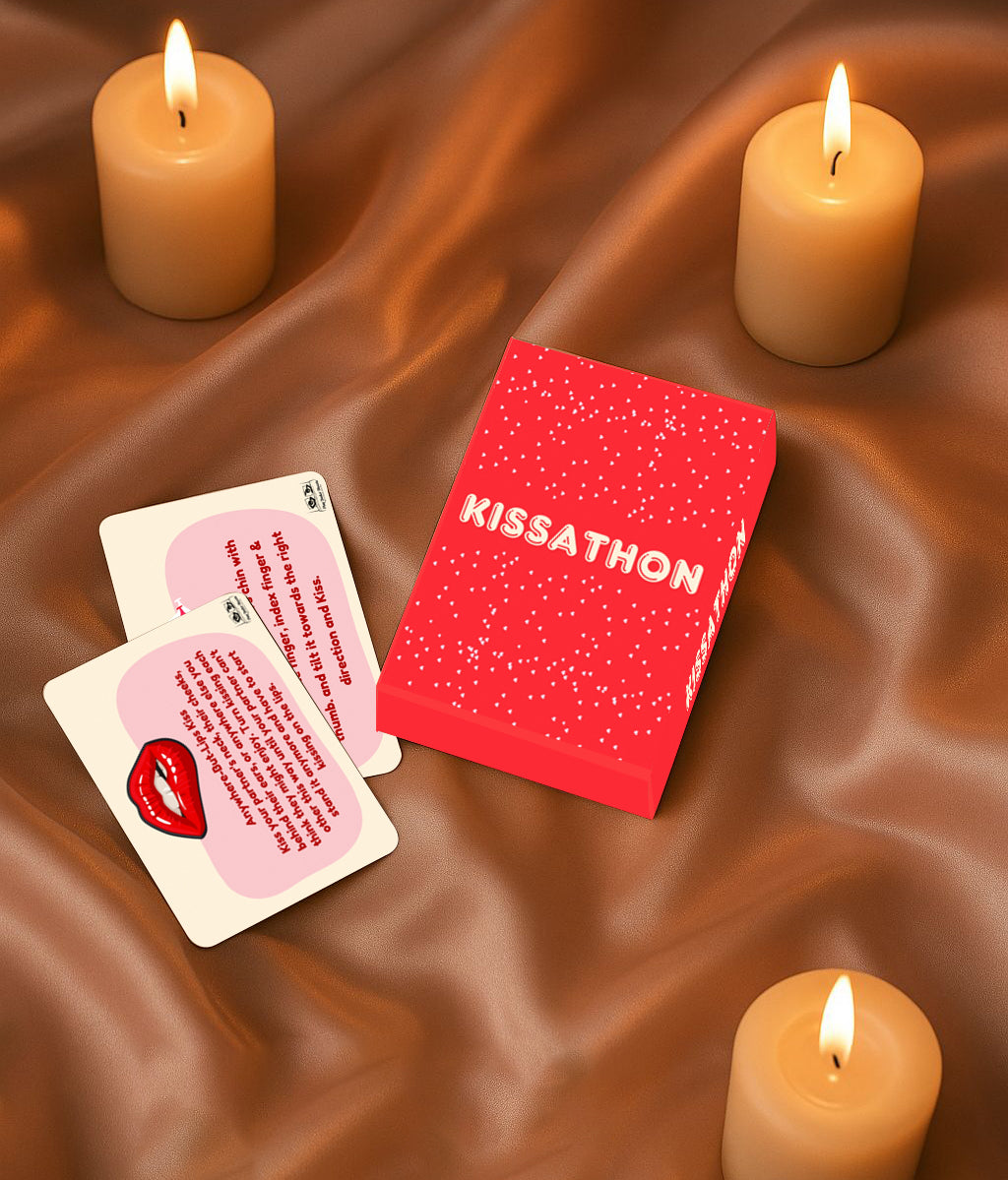 Couple card game Kissathon – fun gift idea for anniversary or date night