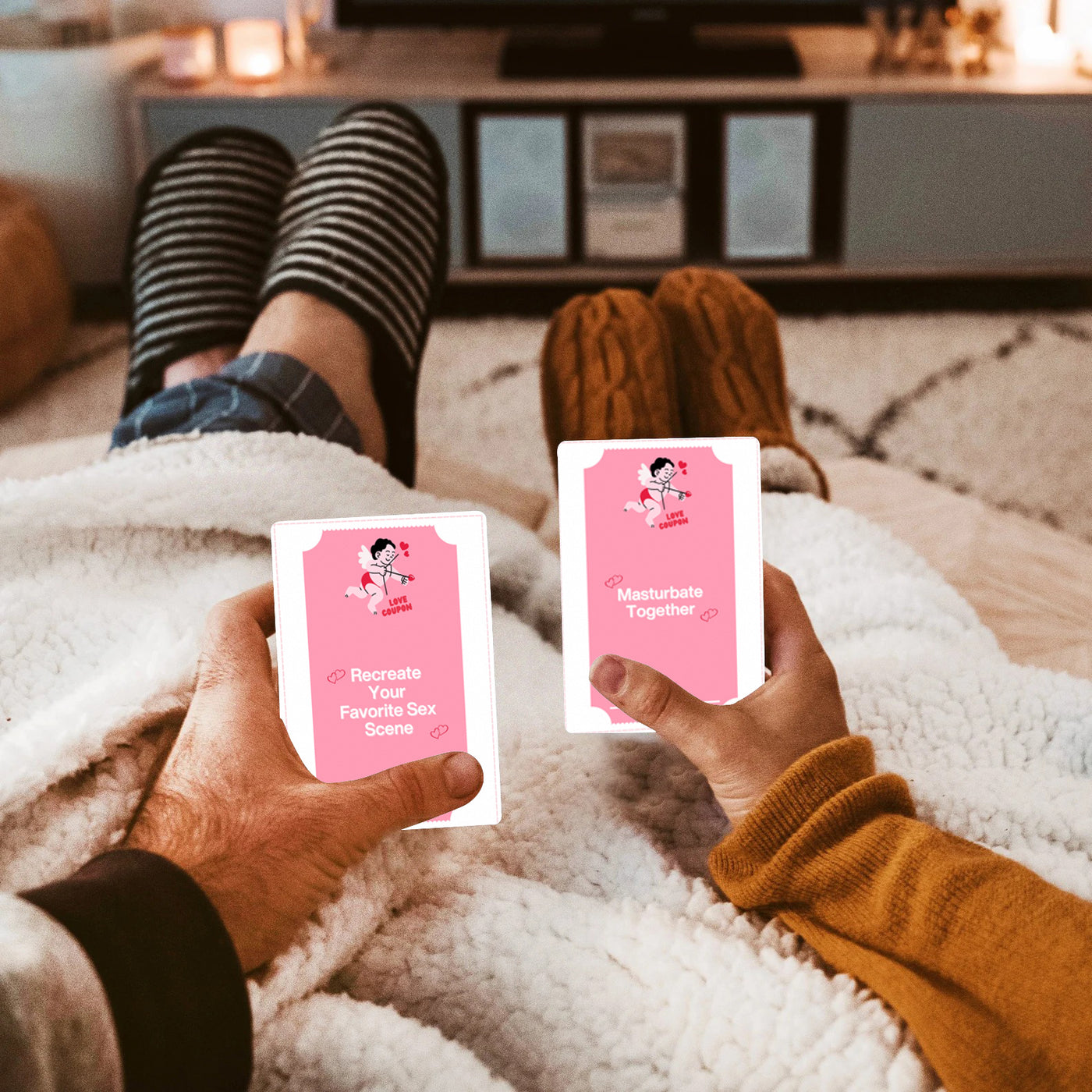 Love coupons for couples – cute and spicy adult gift set