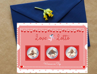 Valentine's Day gift idea for couples: a fun and erotic scratch card game called Love Lotto.