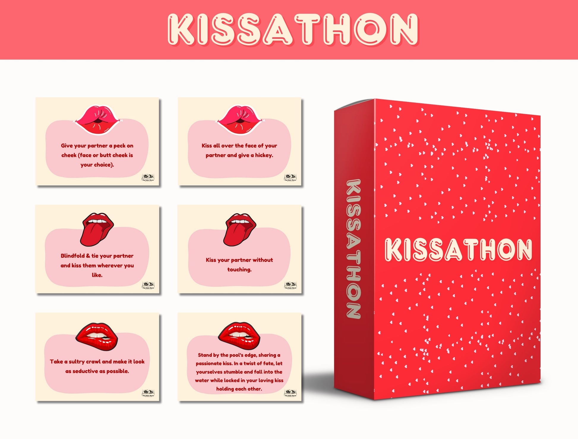 Lesbian couple laughing and bonding over Kissathon, the sexy card game made for love and connection.