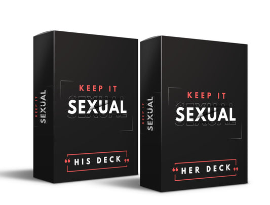 Keep It Sexual card game for couples – sexy foreplay, dares, and sex positions