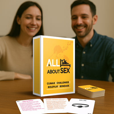 Couples bedroom game – dirty dares, toys, and intimacy deck
