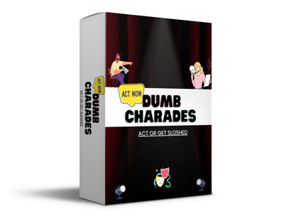 Dumb Chardes game cards – fun party game for adults and friends, couples, LGBTQ, Gorup game