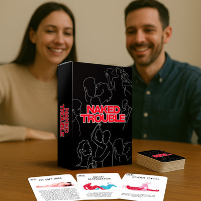 Naughty couple drinking game – adult card deck for date night