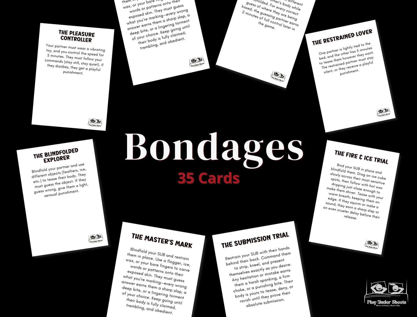 LGBTQ+ friendly digital bondage card game for spicing up the bedroom