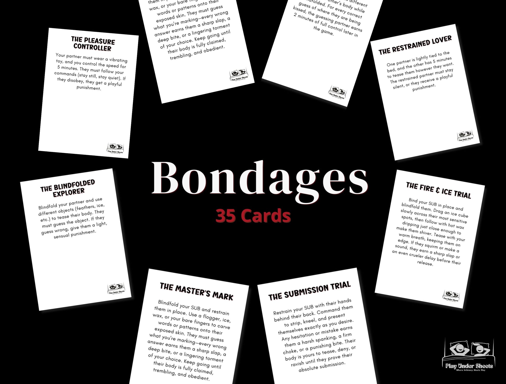 LGBTQ+ friendly digital bondage card game for spicing up the bedroom