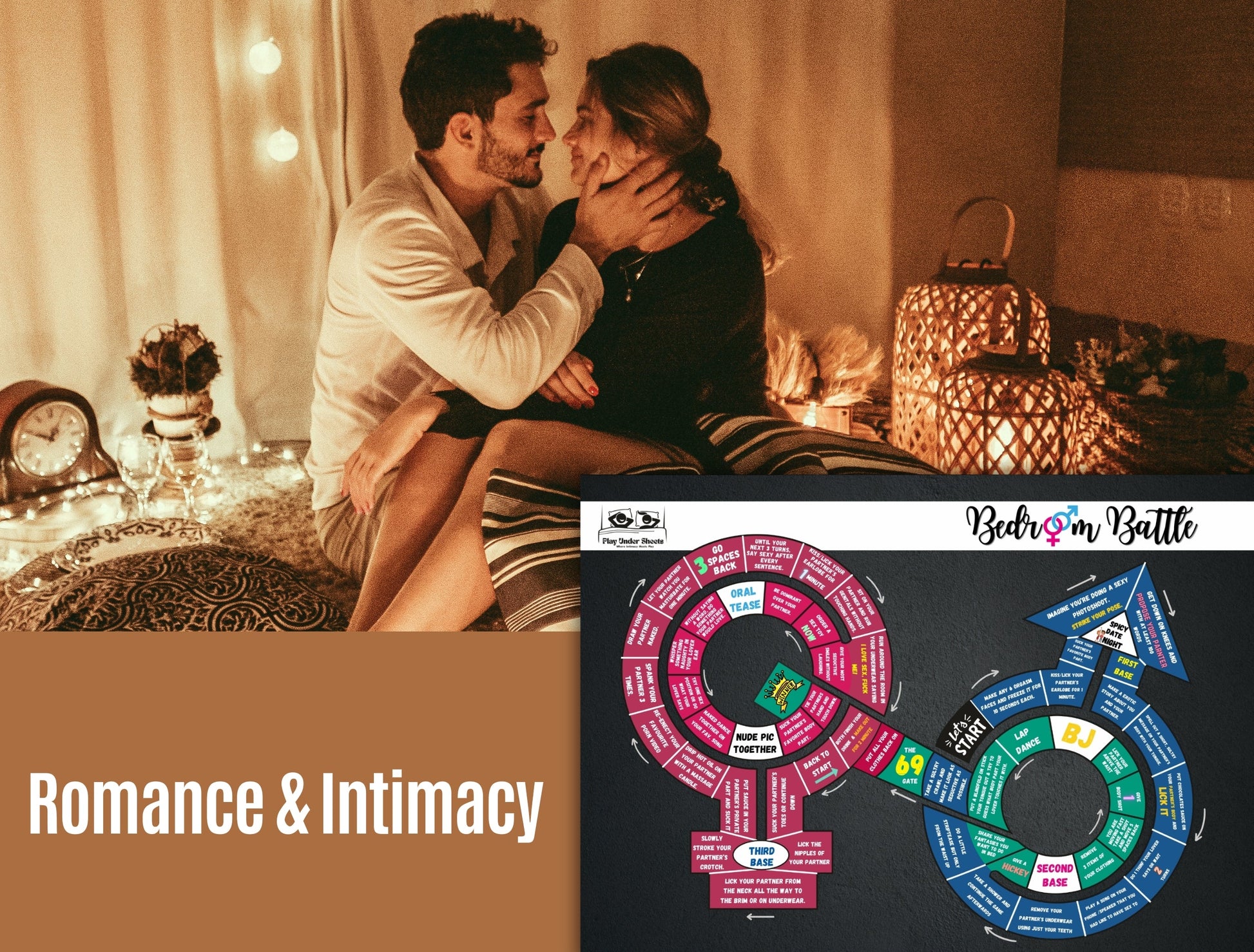 LGBTQ+ friendly sex board game – couples gift with kinky challenges