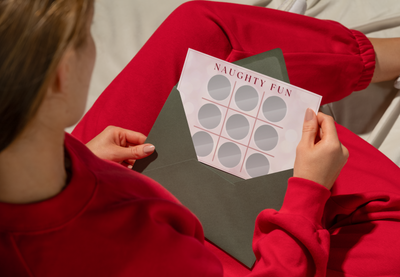 Fun and seductive card game with scratch-to-reveal prompts ideal for couples wanting to spice up their relationship
