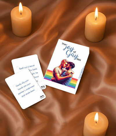 Foreplay and drinking game for gay men – adult couple card game