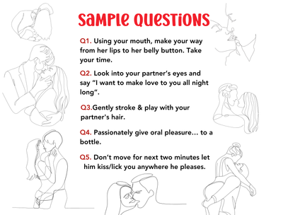 His & Her Daring Deck – couples intimacy game with erotic positions and dares