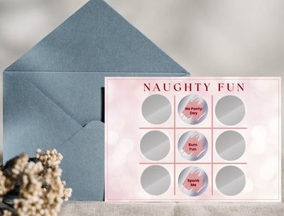 Perfect naughty Valentine’s Day gift — a couple’s scratch card game filled with surprises and erotic dares