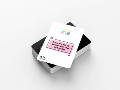 Sexy game night idea – adult dare cards with roleplay and foreplay