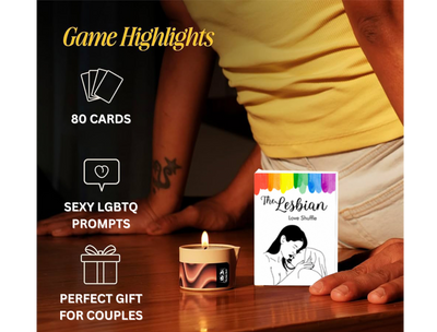 Foreplay card game for lesbian date nights and sexy fun
