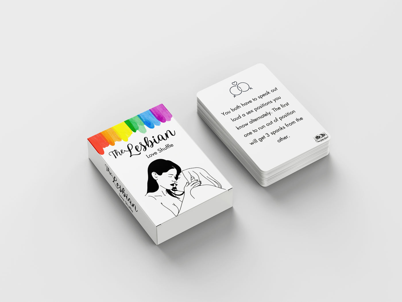 Dirty lesbian dares and kissing cards – sex toy alternative for couples