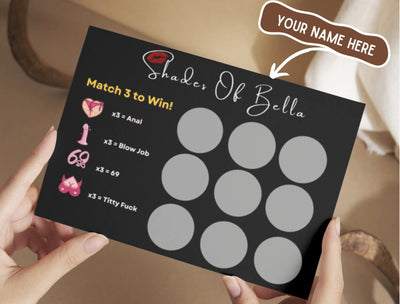 A spicy foreplay game for her and him, designed to build anticipation and turn up the heat in the bedroom.