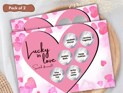 Adult card game designed for LGBTQ+ couples, filled with sexy scratch-off prompts for unforgettable nights