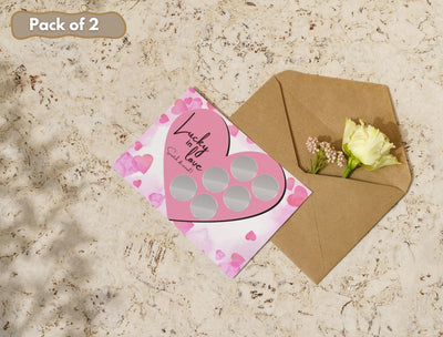 Romantic surprise scratch card game – ideal gift for anniversaries, Valentine's Day, or spicy weekends in