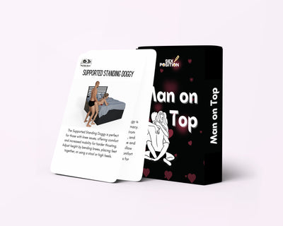 Man On Top sex card game for couples – kinky foreplay and bedroom dares