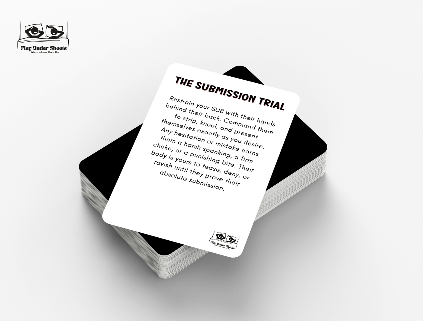Sex card deck with BDSM themes – spicy couple activity