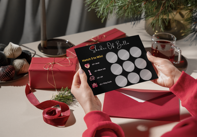 LGBTQ+ couples game with intimate scratch-off challenges for partners to explore love and pleasure together.