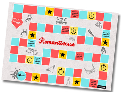 Romantiverse adult game – the perfect mix of fun, romance, and adventure. Great for parties, couples, and friends looking for a unique over-18 game experience.