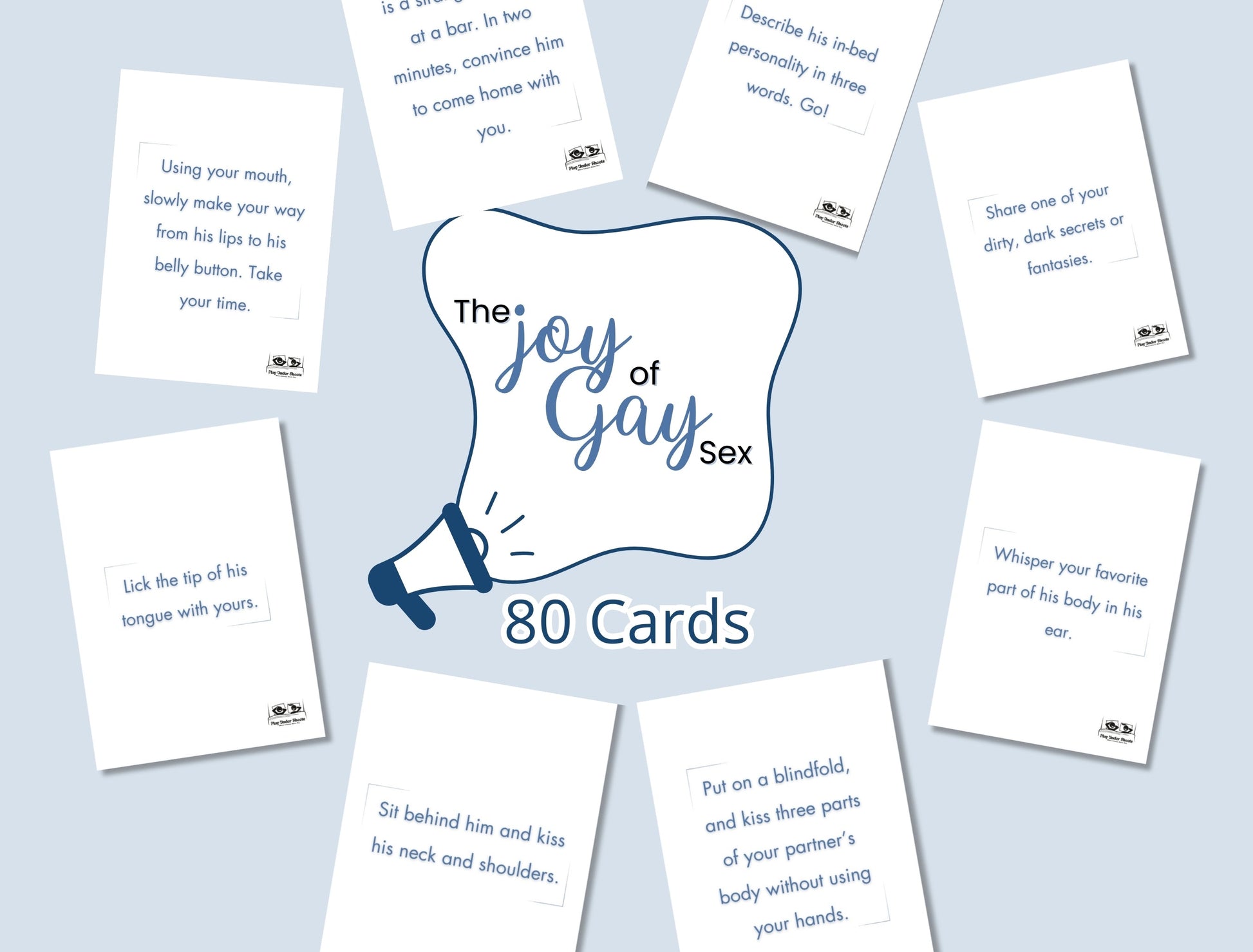 LGBTQ+ adult intimacy game featuring digital sex cards that guide you through foreplay, oral, and sensual bonding