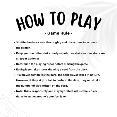 The Ultimate Drinking Game – Adult Card Deck for Couples, Parties, Foreplay & Dares