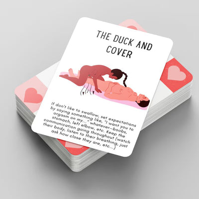 Romantic foreplay game – sex card deck for men and women