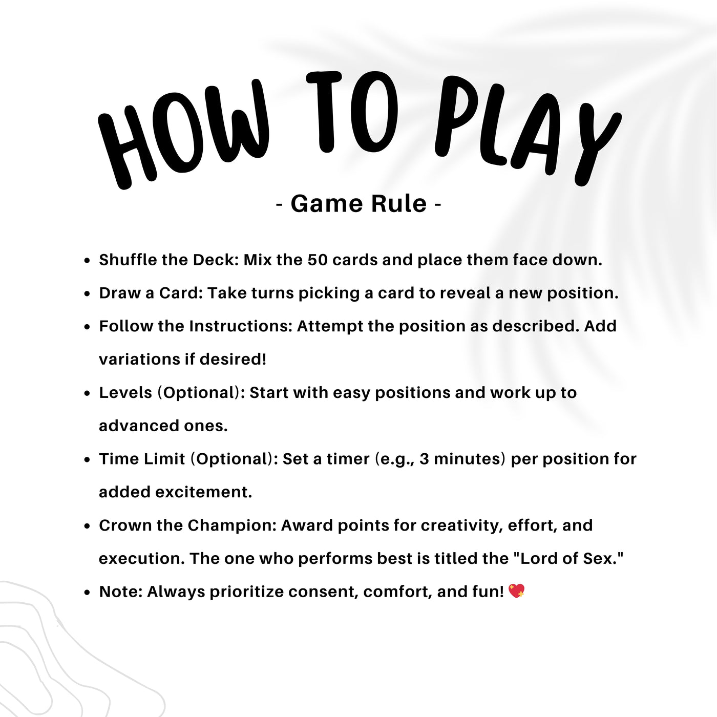 Naked Trouble – Sex Position Card Deck Game for Couples | Foreplay, Dares, Kama Sutra, Drinking Game