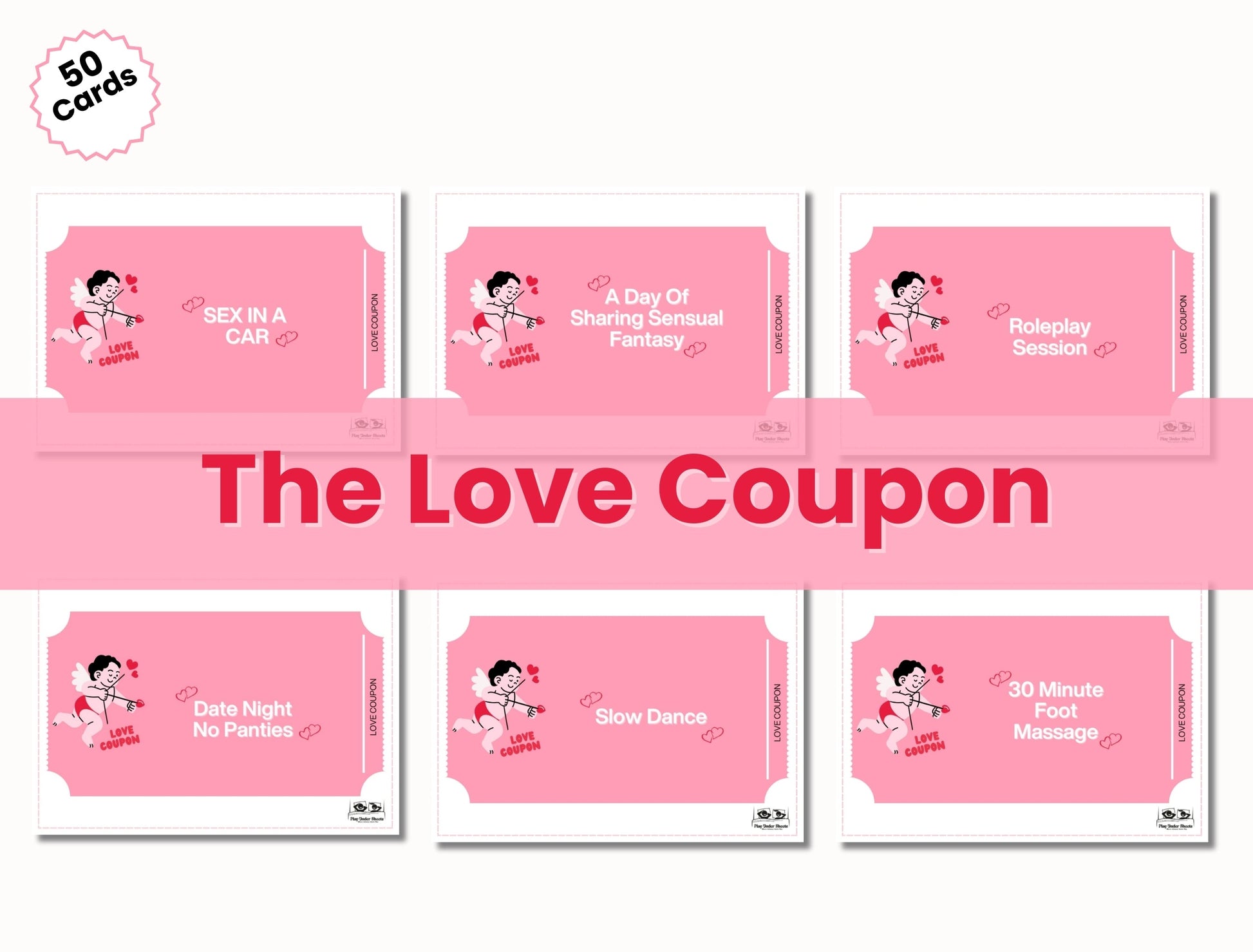 LGBTQ+ inclusive love coupon game for couples – a flirty and passionate gift for partners to play together