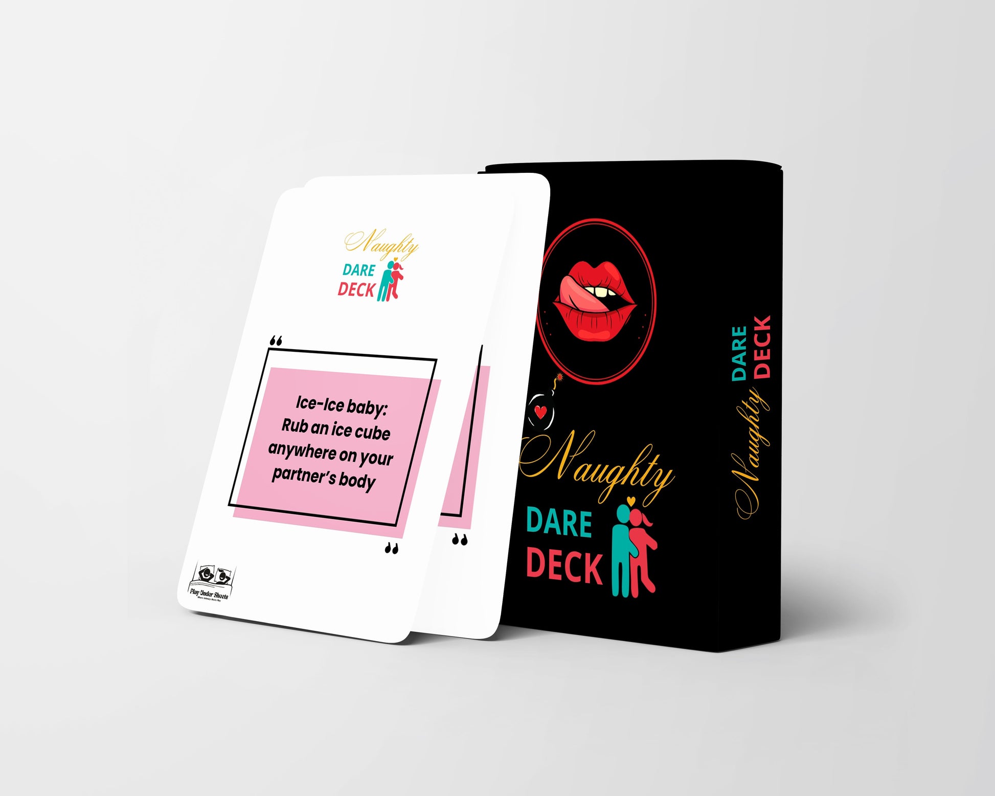 Foreplay and dare game for couples – spicy night card deck