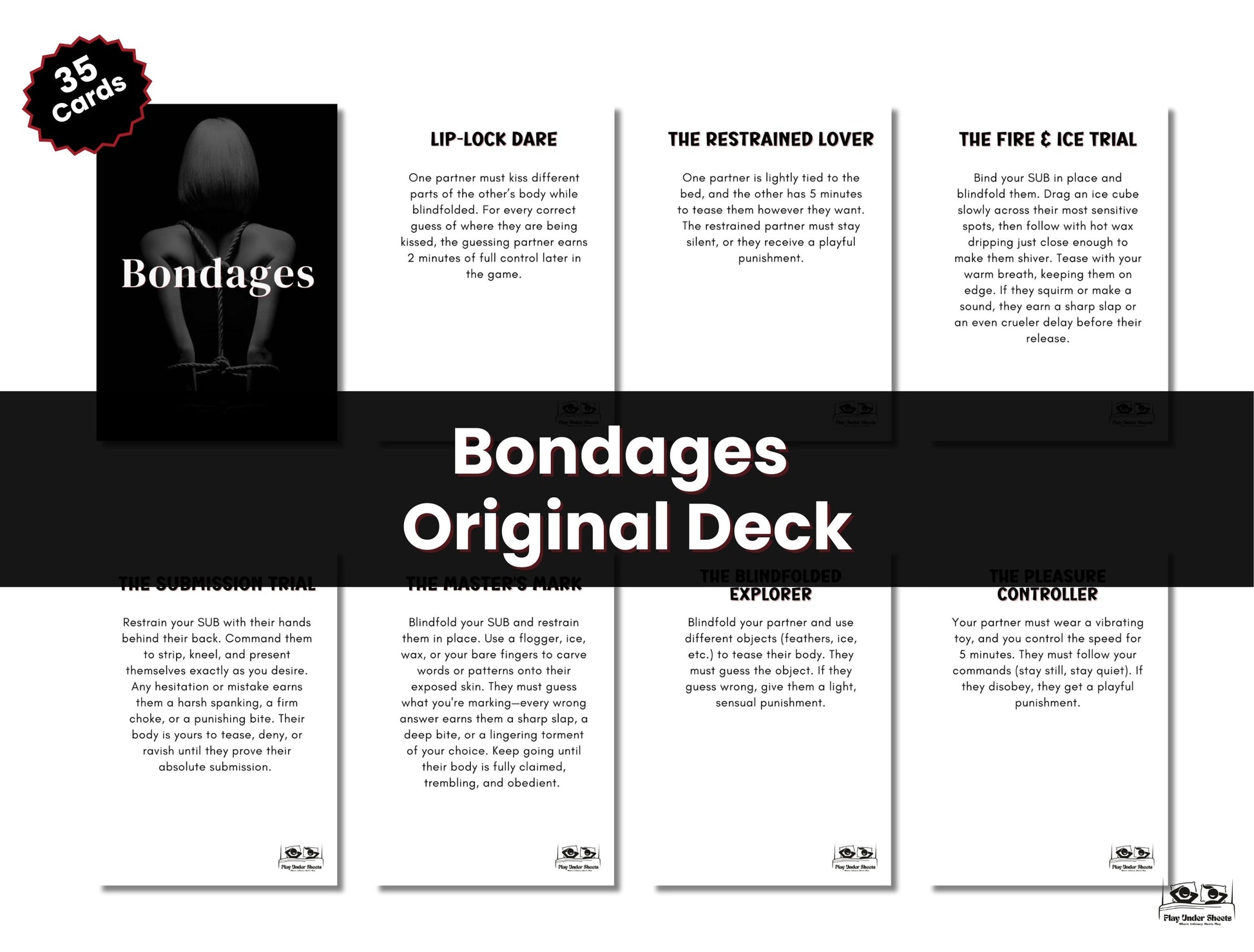 Erotic card game designed for gay, lesbian, and straight couples seeking intimacy